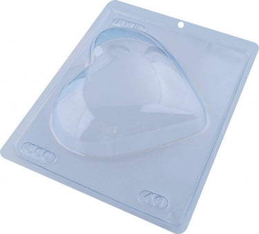 Plain Heart 500G Shell 3-Part Chocolate Mold (BWB) - ViaCheff.com